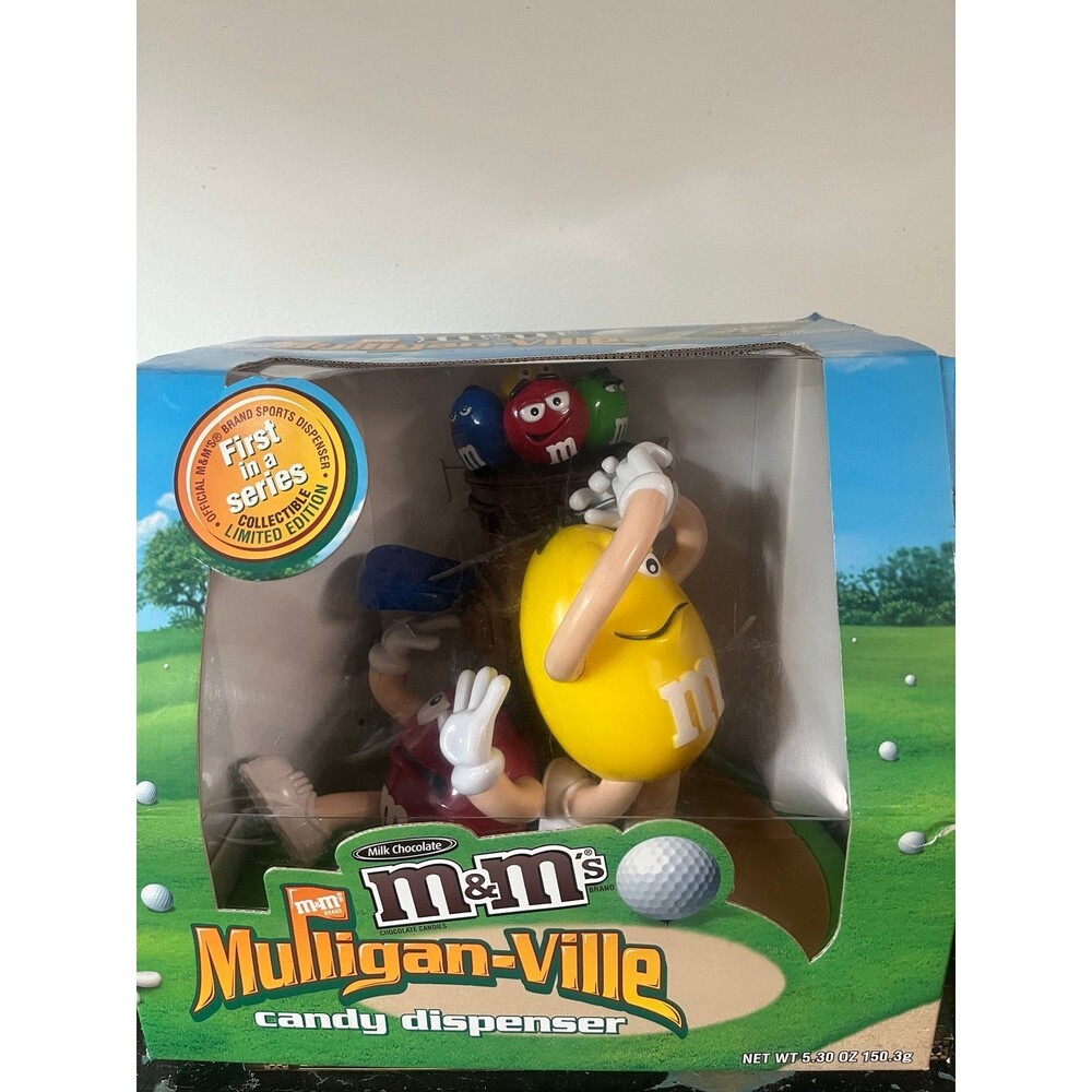 Vintage - M&M's Mulligan-ville Golf Collectible Candy Dispenser